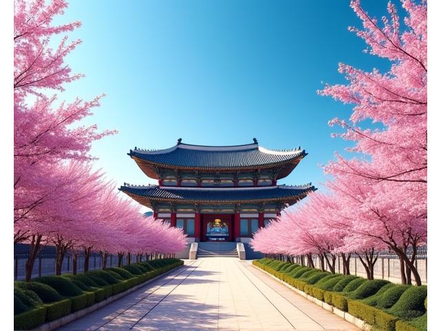 서울 고궁의 벚꽃, 꽃잎 여정 갤러리